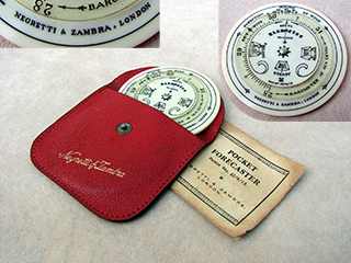 Negretti & Zambra Pocket Forcaster in N & Z leather pouch